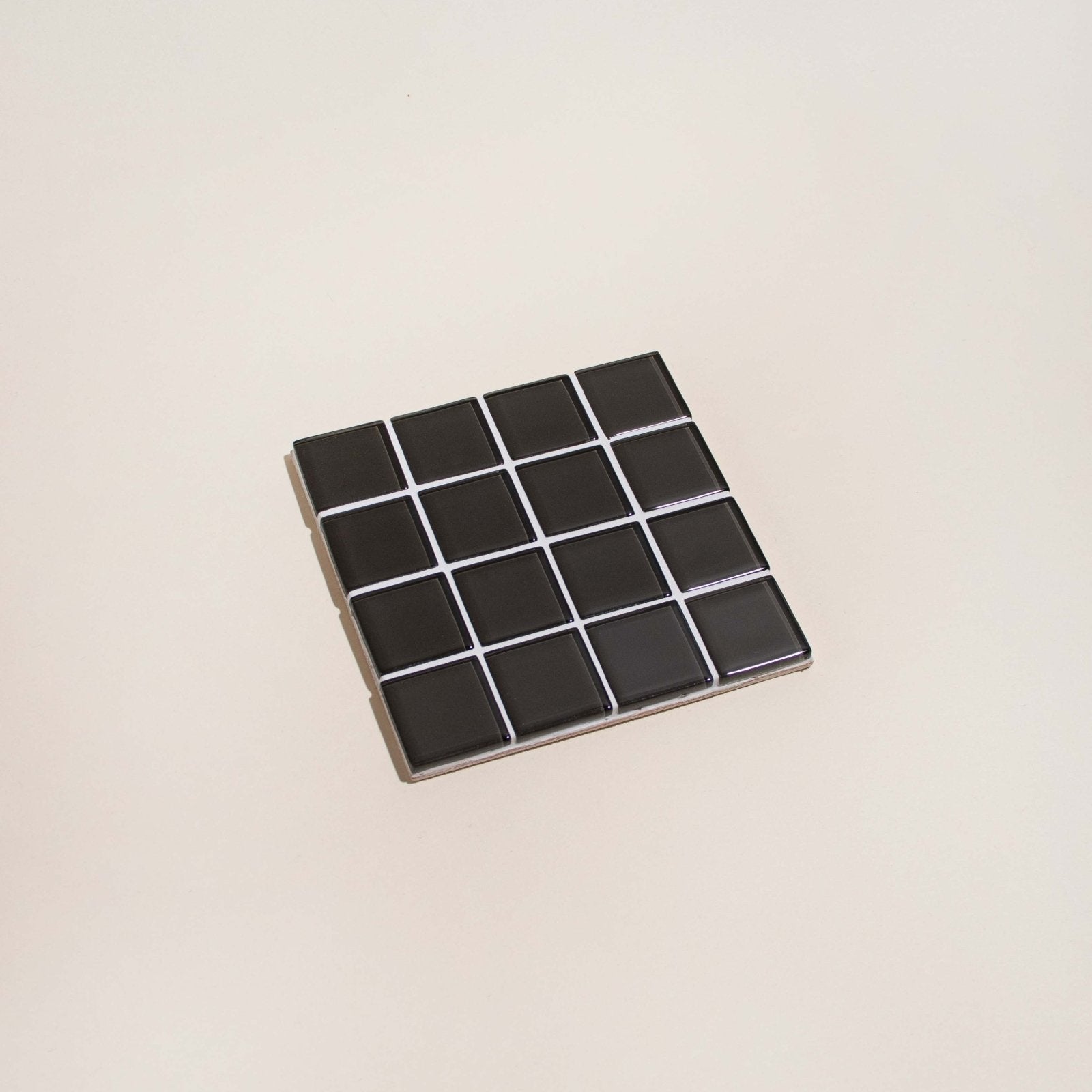 Subtle Art Studios · Glass Tile Coaster · Black Canvas | socius design in Rochester, MN