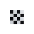 Subtle Art Studios · Glass Tile Coaster · Black + White Checkered | socius design in Rochester, MN