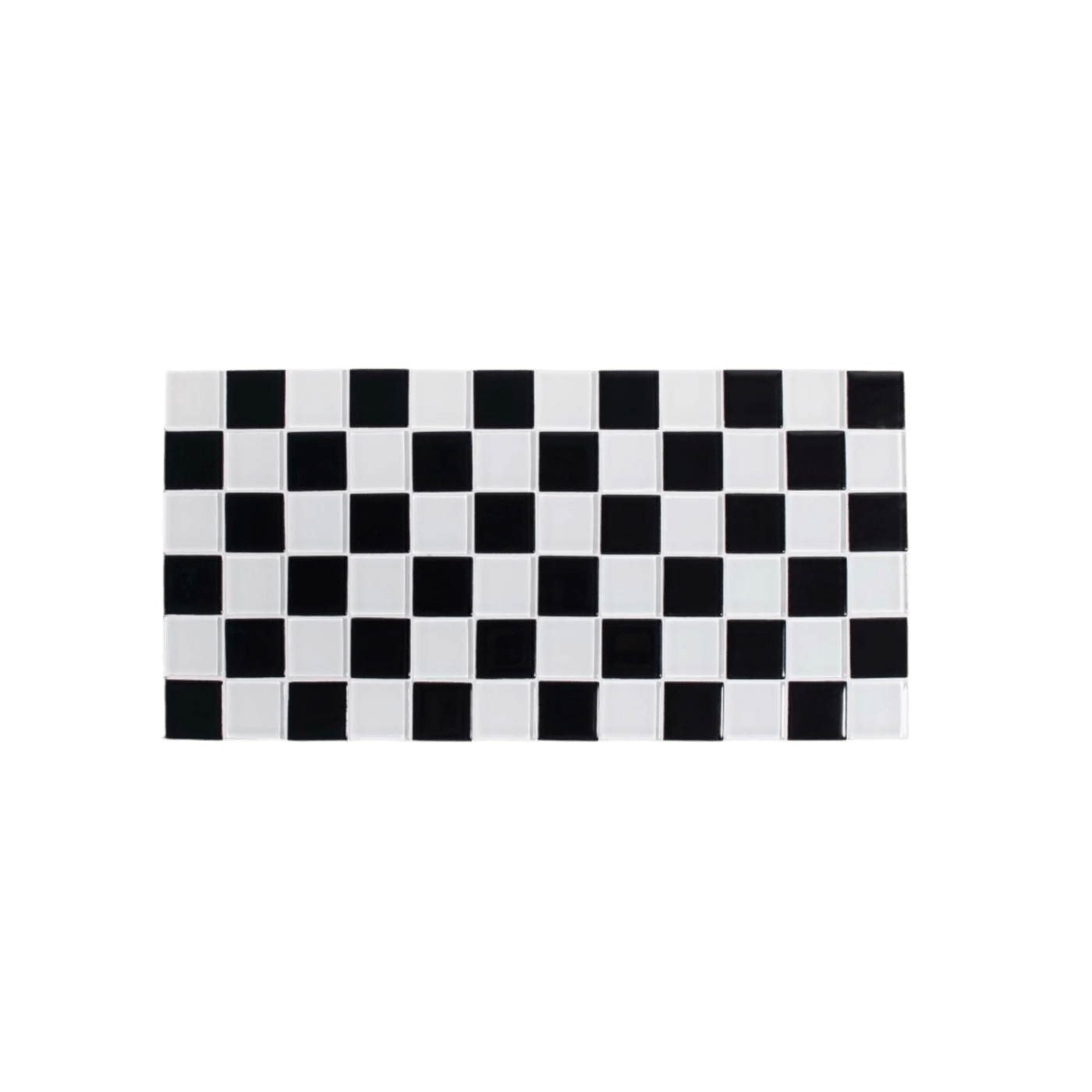 Subtle Art Studios · Glass Tile Decorative Tray · Black & White Checkered | socius design in Rochester, MN