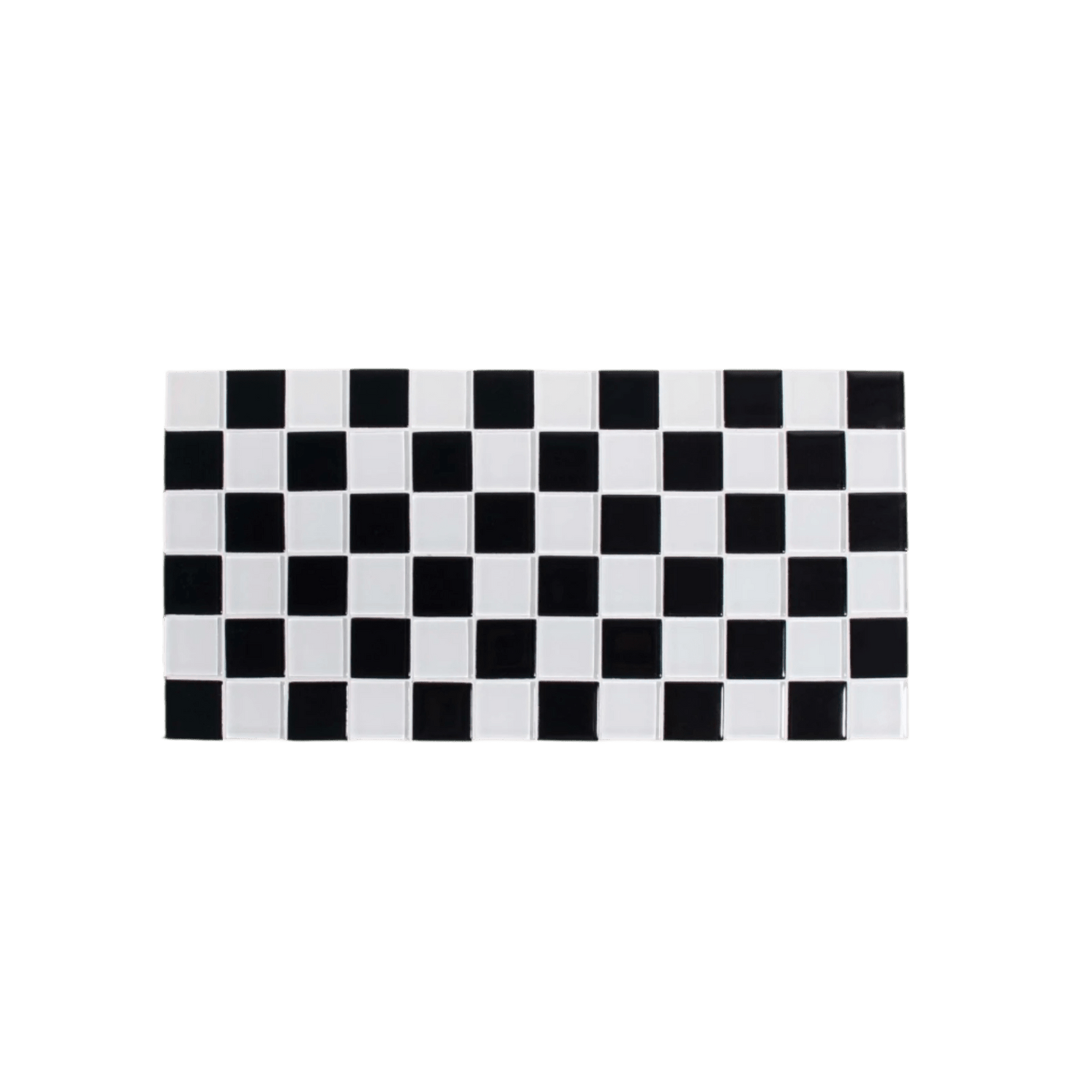 Subtle Art Studios · Glass Tile Decorative Tray · Black & White Checkered | socius design in Rochester, MN
