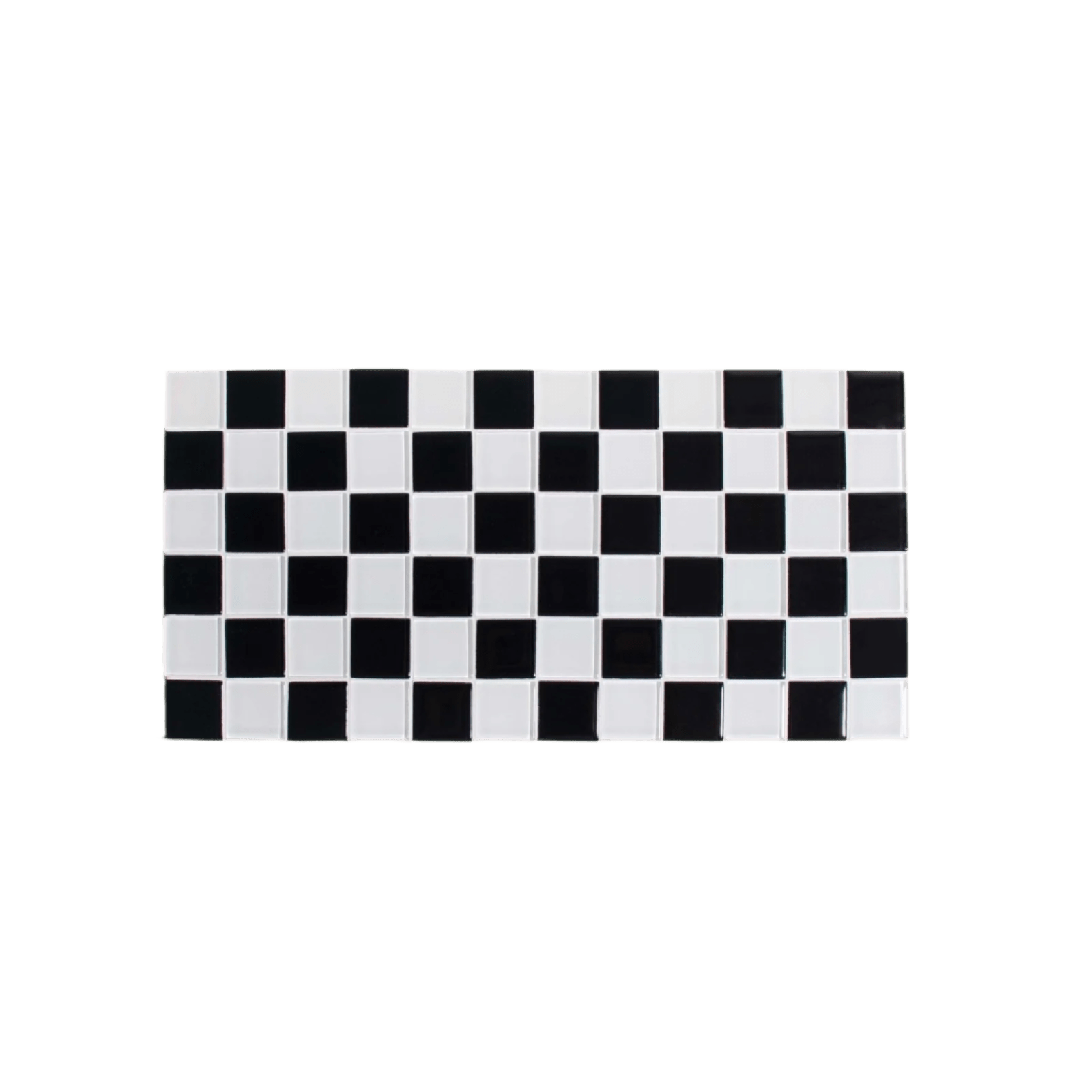 Subtle Art Studios · Glass Tile Decorative Tray · Black & White Checkered | socius design in Rochester, MN