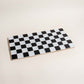 Subtle Art Studios · Glass Tile Decorative Tray · Black & White Checkered | socius design in Rochester, MN