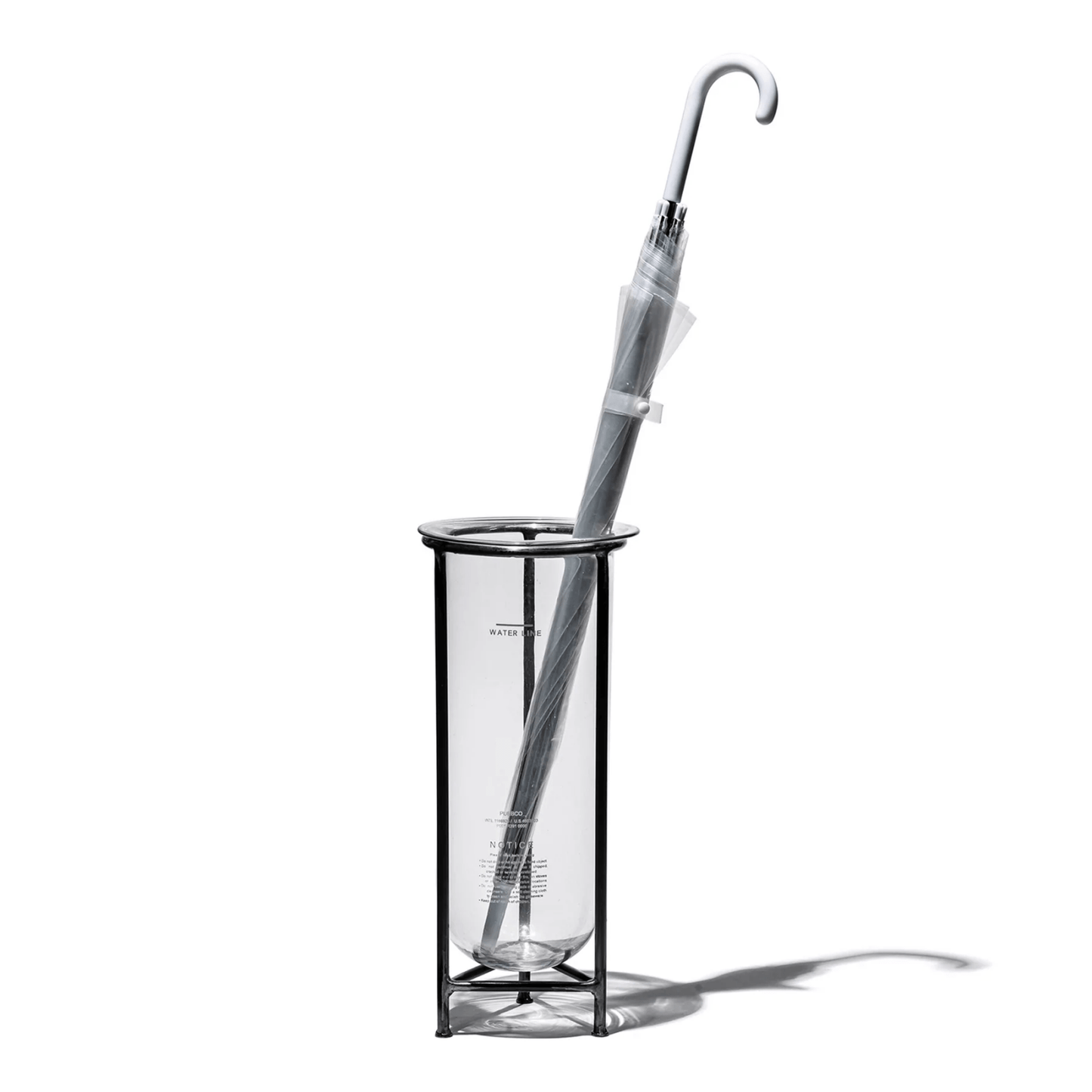 Puebco · Glass Tube Vase with Steel Stand | socius design in Rochester, MN