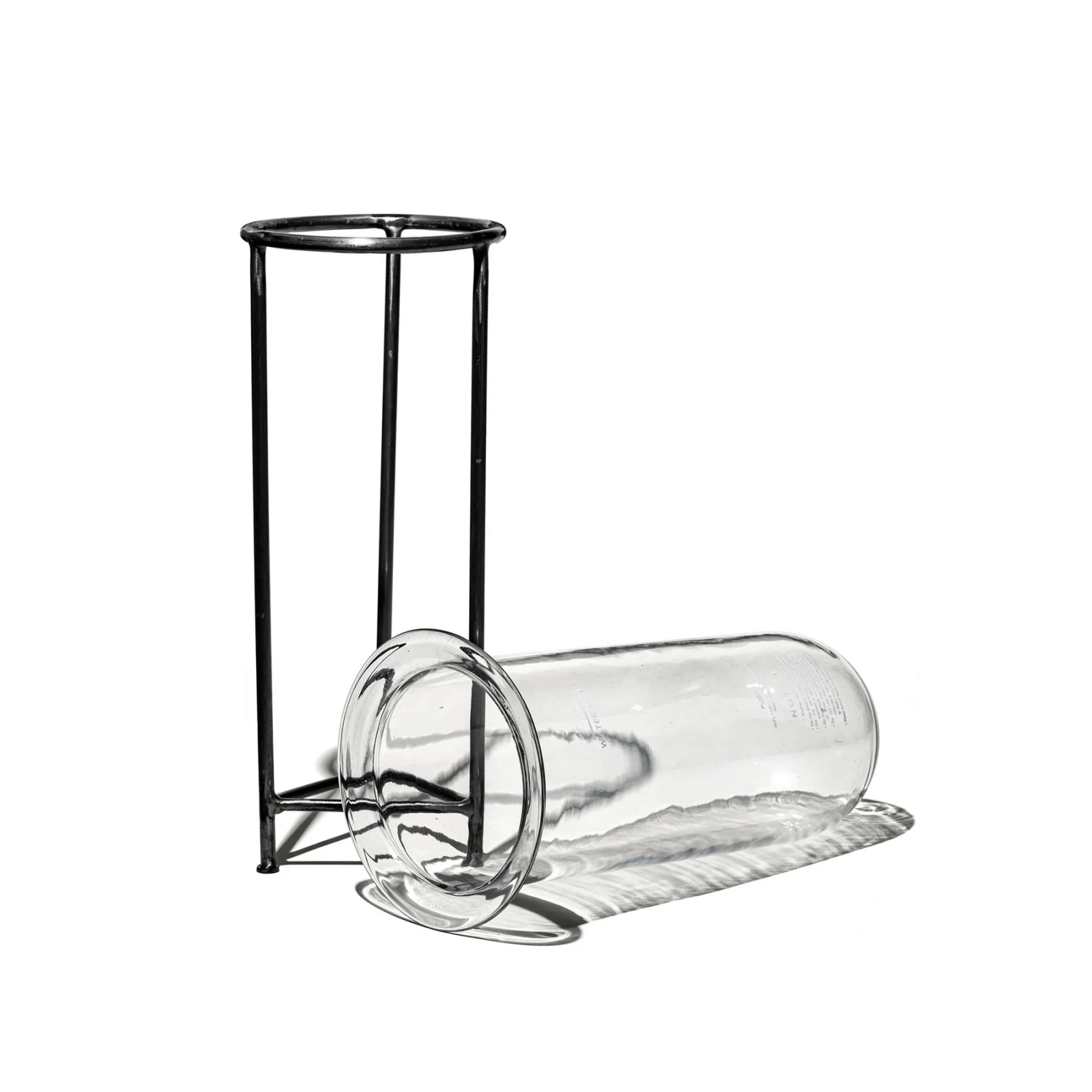 Puebco · Glass Tube Vase with Steel Stand | socius design in Rochester, MN