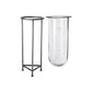 Puebco · Glass Tube Vase with Steel Stand | socius design in Rochester, MN