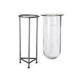 Puebco · Glass Tube Vase with Steel Stand | socius design in Rochester, MN