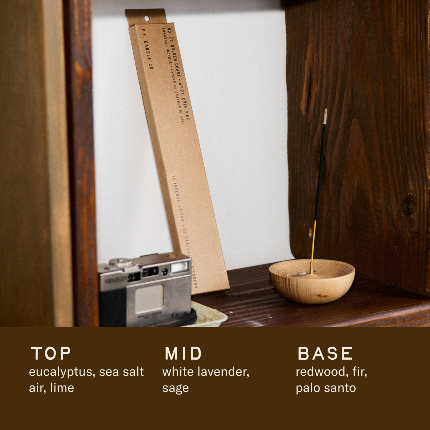 P.F. Candle Co. · Golden Coast - Incense Sticks | socius design in Rochester, MN