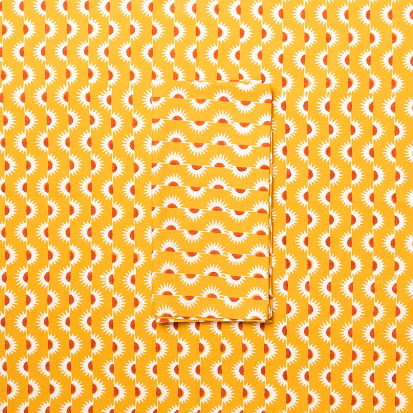 Block Shop · Goldenrod Suns Tea Towel | socius design in Rochester, MN