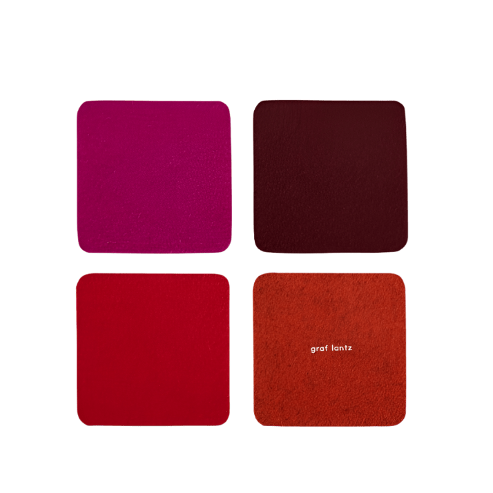 Graf Lantz · Graf Lantz · Bierfilzl Merino Wool Square Coaster Multi 4 Pack · Bordeaux | socius design in Rochester, MN