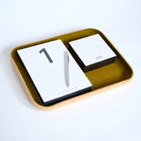 Graf Lantz · Graf Lantz Kawabon Tray · Natural Leather + Golden Moss Felt | socius design in Rochester, MN