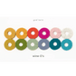 Graf Lantz · Graf Lantz · Wine - O's Merino Wool Round Wine Markers · Paradise | socius design in Rochester, MN