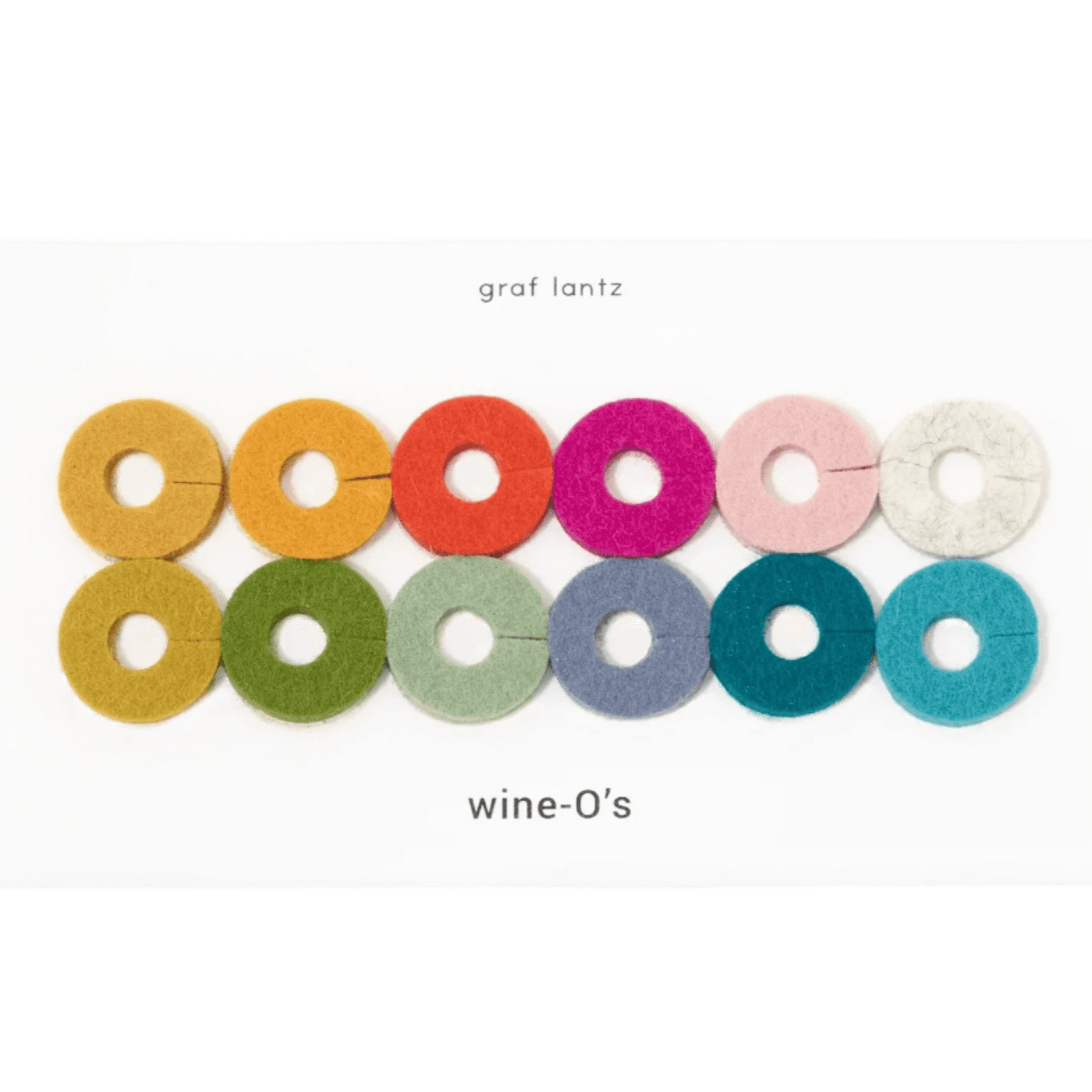 Graf Lantz · Graf Lantz · Wine - O's Merino Wool Round Wine Markers · Paradise | socius design in Rochester, MN