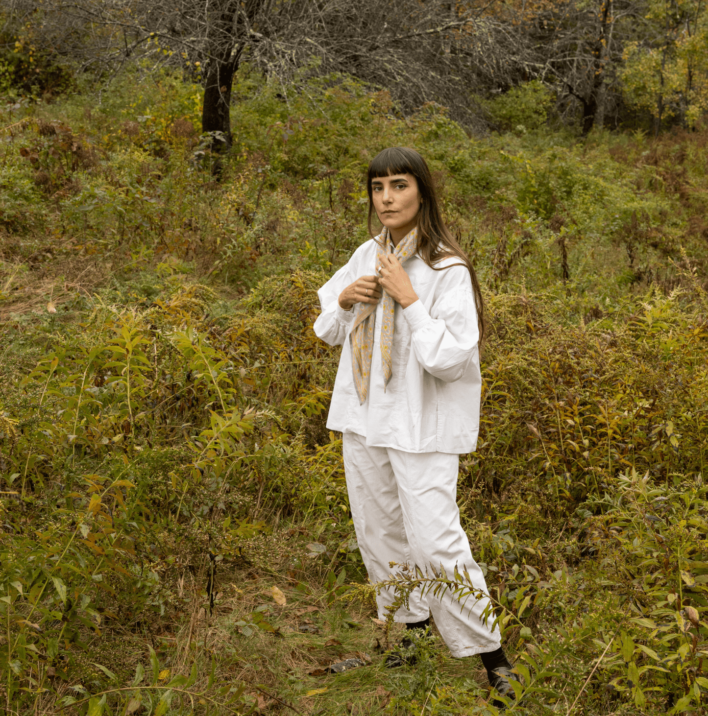 Block Shop · Gray Sundial Square Scarf | socius design in Rochester, MN