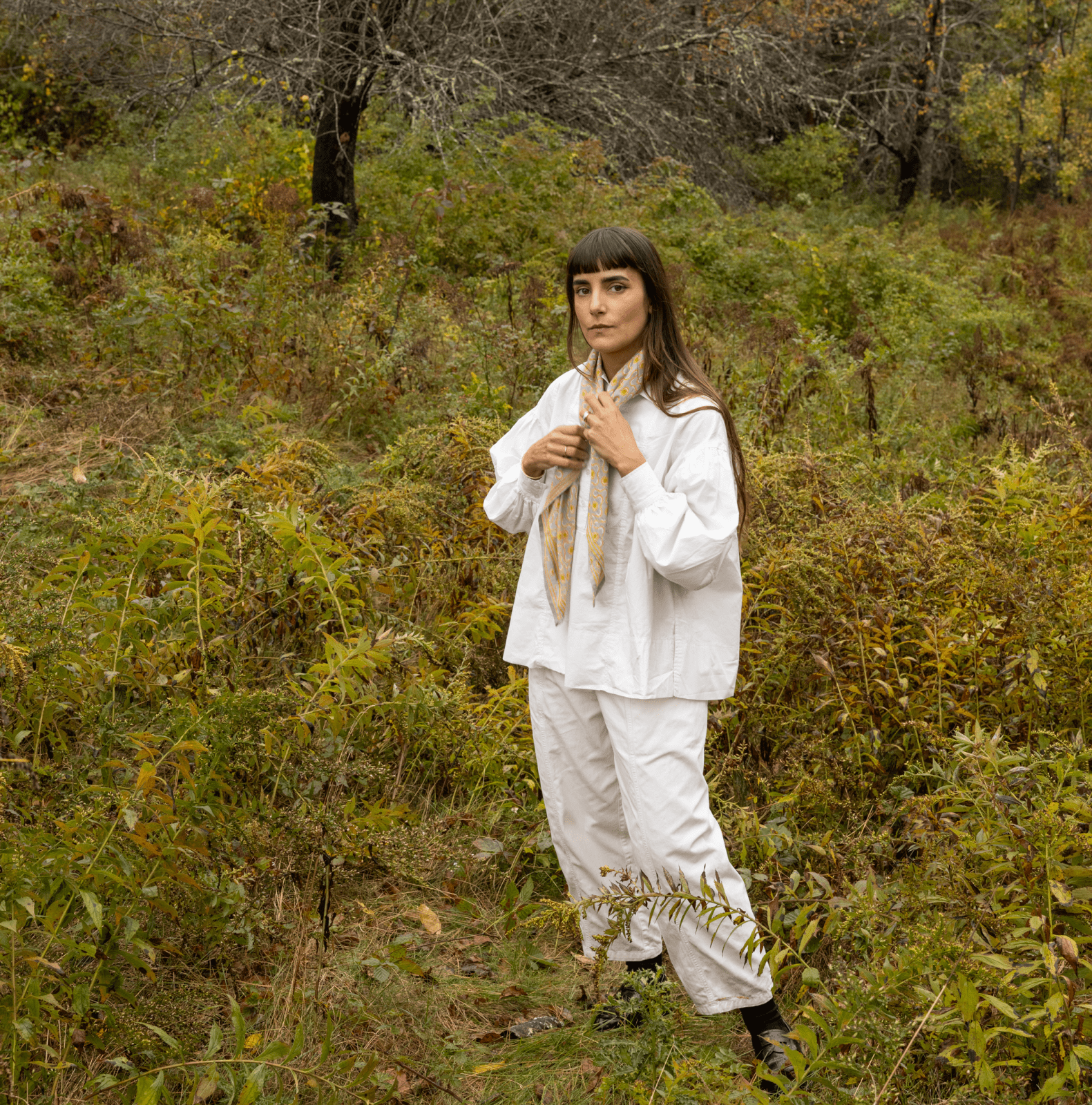 Block Shop · Gray Sundial Square Scarf | socius design in Rochester, MN