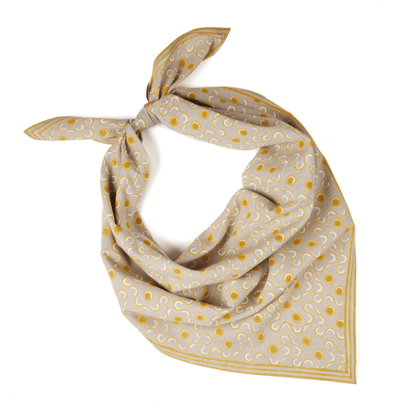 Block Shop · Gray Sundial Square Scarf | socius design in Rochester, MN