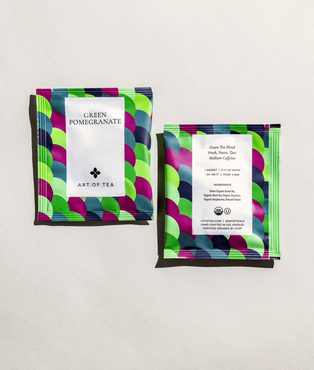 Art of Tea · Green Pomegranate Eco Teabag Sachets | socius design in Rochester, MN