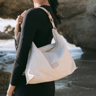 Graf Lantz · Hana Canvas Hobo Bag in Natural Vachetta | socius design in Rochester, MN
