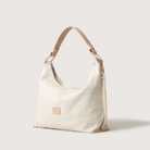 Graf Lantz · Hana Canvas Hobo Bag in Natural Vachetta | socius design in Rochester, MN