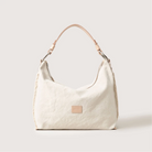 Graf Lantz · Hana Canvas Hobo Bag in Natural Vachetta | socius design in Rochester, MN