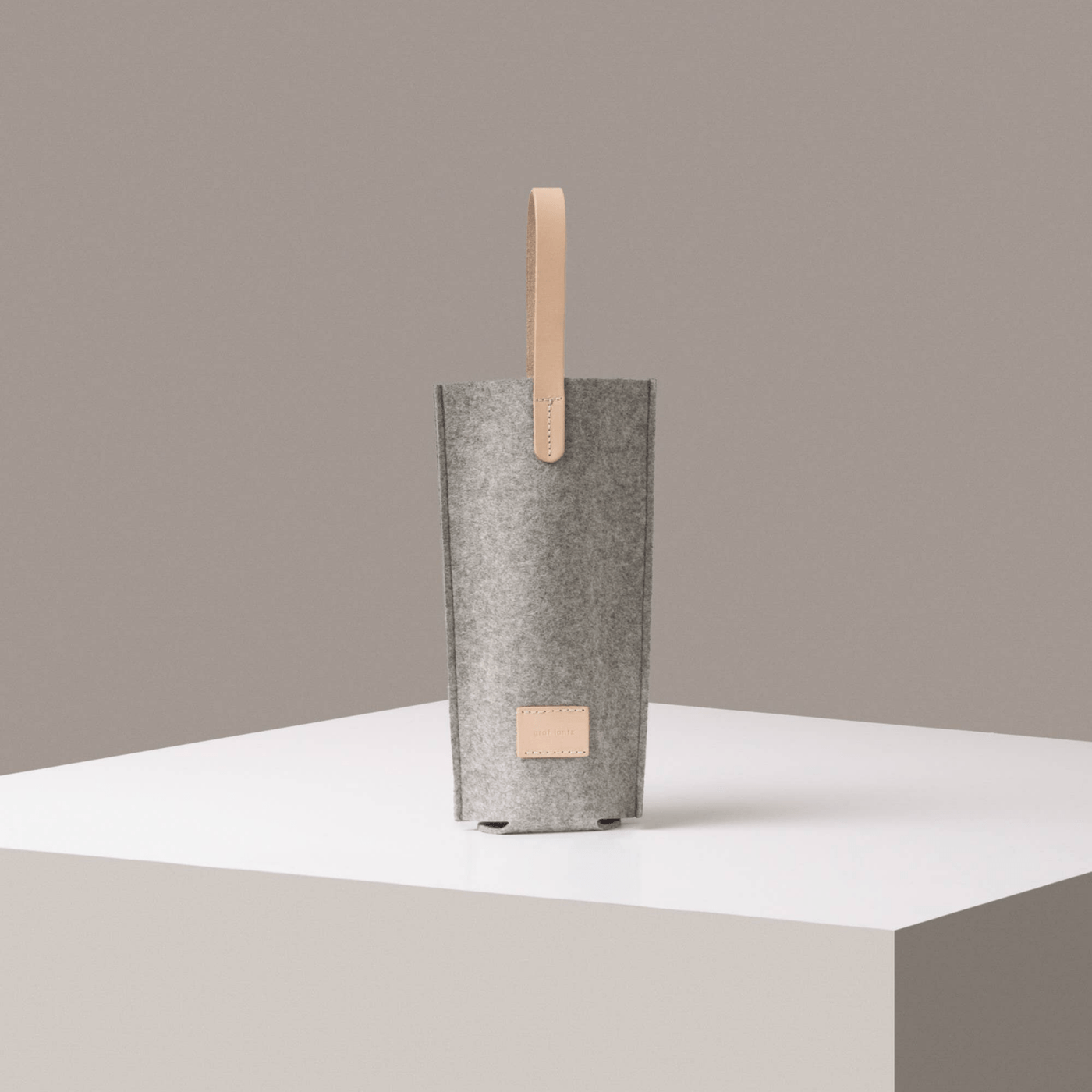 Graf Lantz · Hana Merino Wool Bottle Bag · Granite | socius design in Rochester, MN