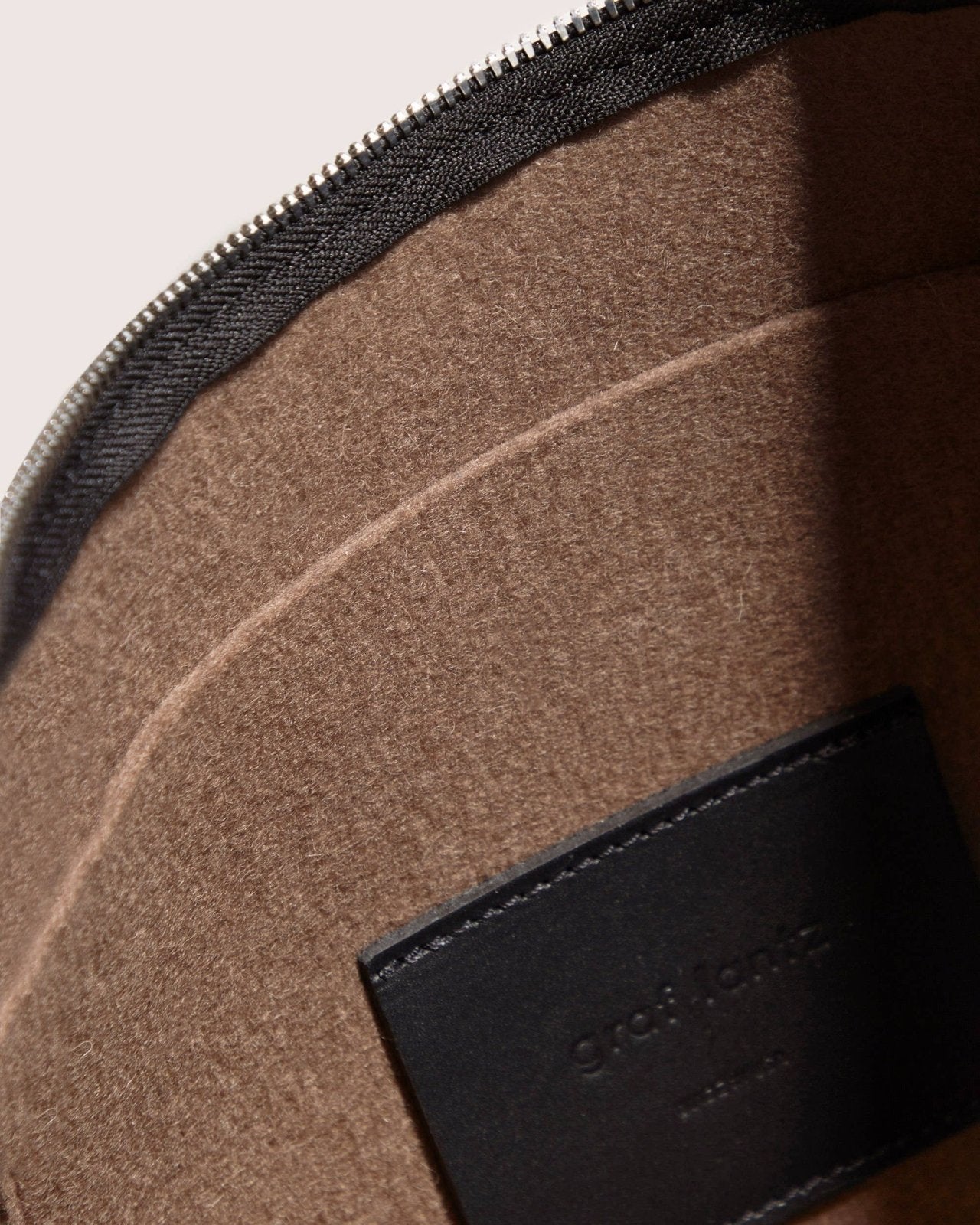 Graf Lantz · Hana Merino Wool Hobo Bag | Cumin Black | socius design in Rochester, MN