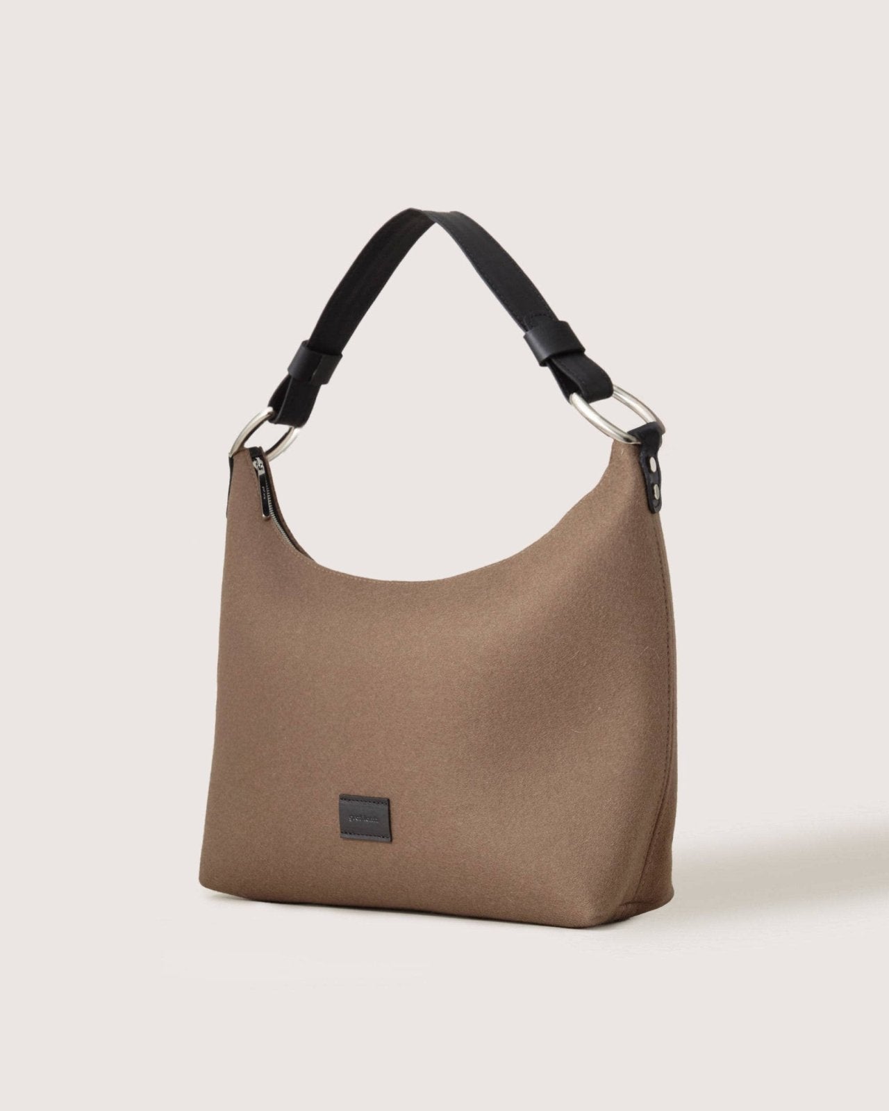 Graf Lantz · Hana Merino Wool Hobo Bag | Cumin Black | socius design in Rochester, MN