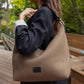 Graf Lantz · Hana Merino Wool Hobo Bag | Cumin Black | socius design in Rochester, MN