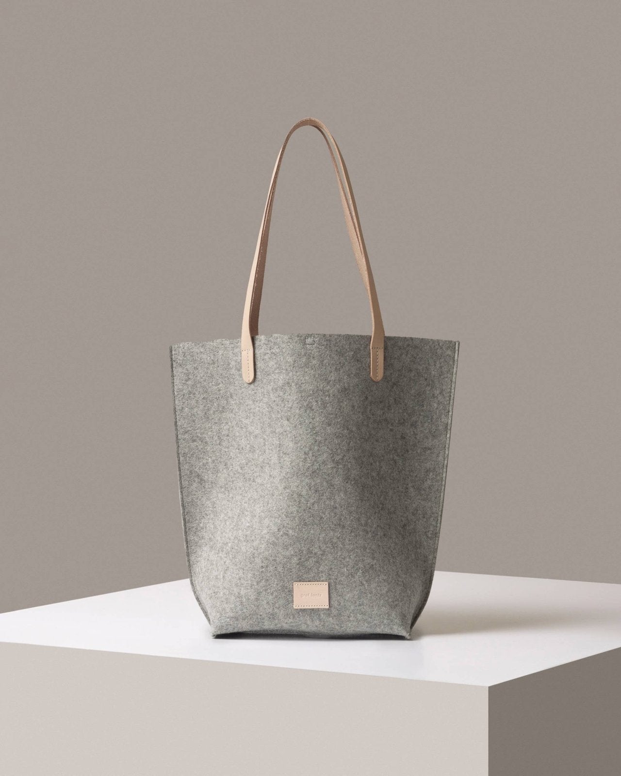 Graf Lantz · Hana Merino Wool Tote in Granite | socius design in Rochester, MN