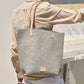 Graf Lantz · Hana Merino Wool Tote in Granite | socius design in Rochester, MN