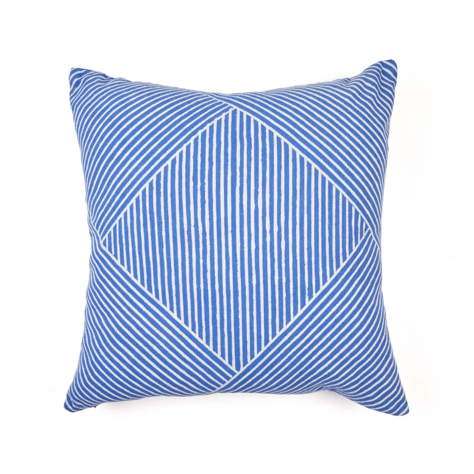 Block Shop · Hand Block - Printed Kite Throw Pillow · Indigo | socius design in Rochester, MN