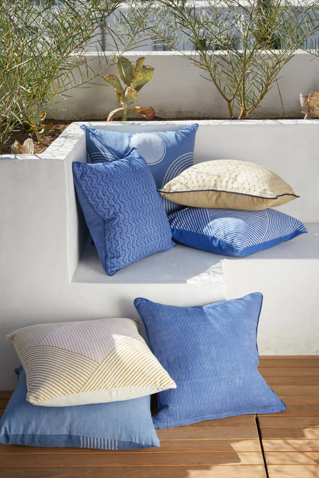 Block Shop · Hand Block - Printed Little Dipper Throw Pillow · Sapphire | socius design in Rochester, MN