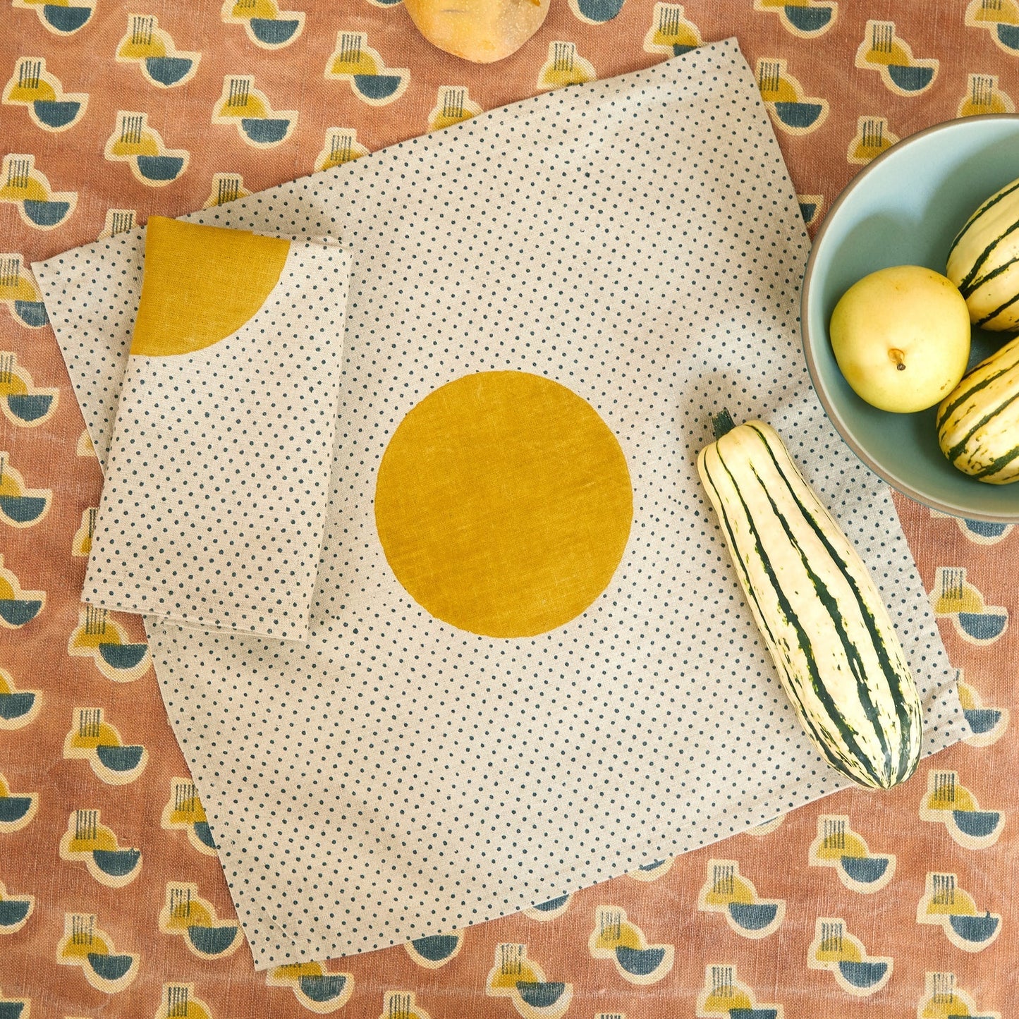 Block Shop · Hand Block - Printed Moonphase Napkin Set | socius design in Rochester, MN