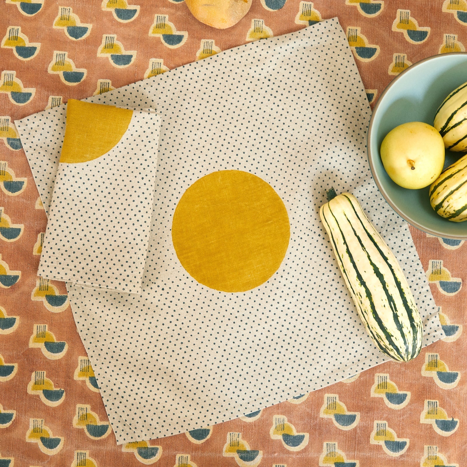 Block Shop · Hand Block - Printed Moonphase Napkin Set | socius design in Rochester, MN