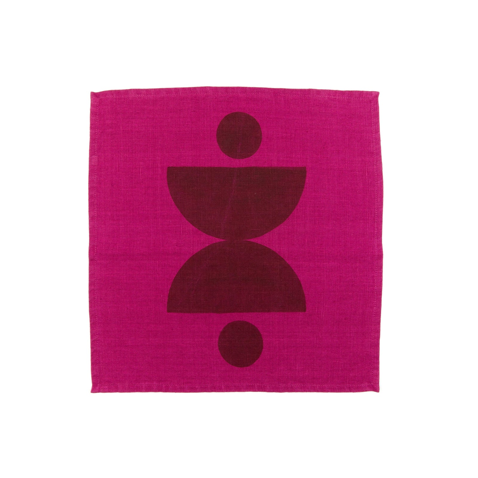 Block Shop · Hand Block - Printed Otto Napkin Set · Plum | socius design in Rochester, MN