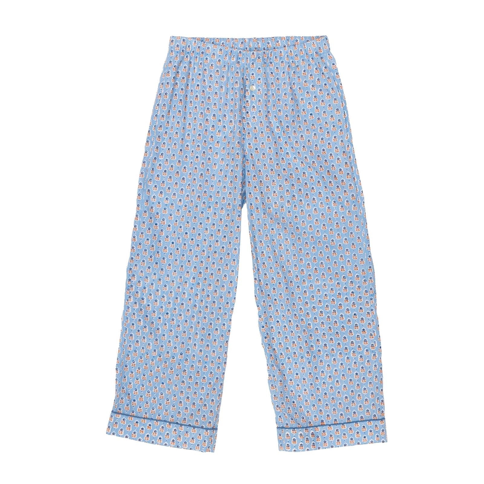 Block Shop · Hand Block - printed Pajama Set in Bluebonnet · Block Shop Textiles | socius design in Rochester, MN