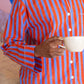 Block Shop · Hand Block - printed Pajama Set in Kingfisher | socius design in Rochester, MN