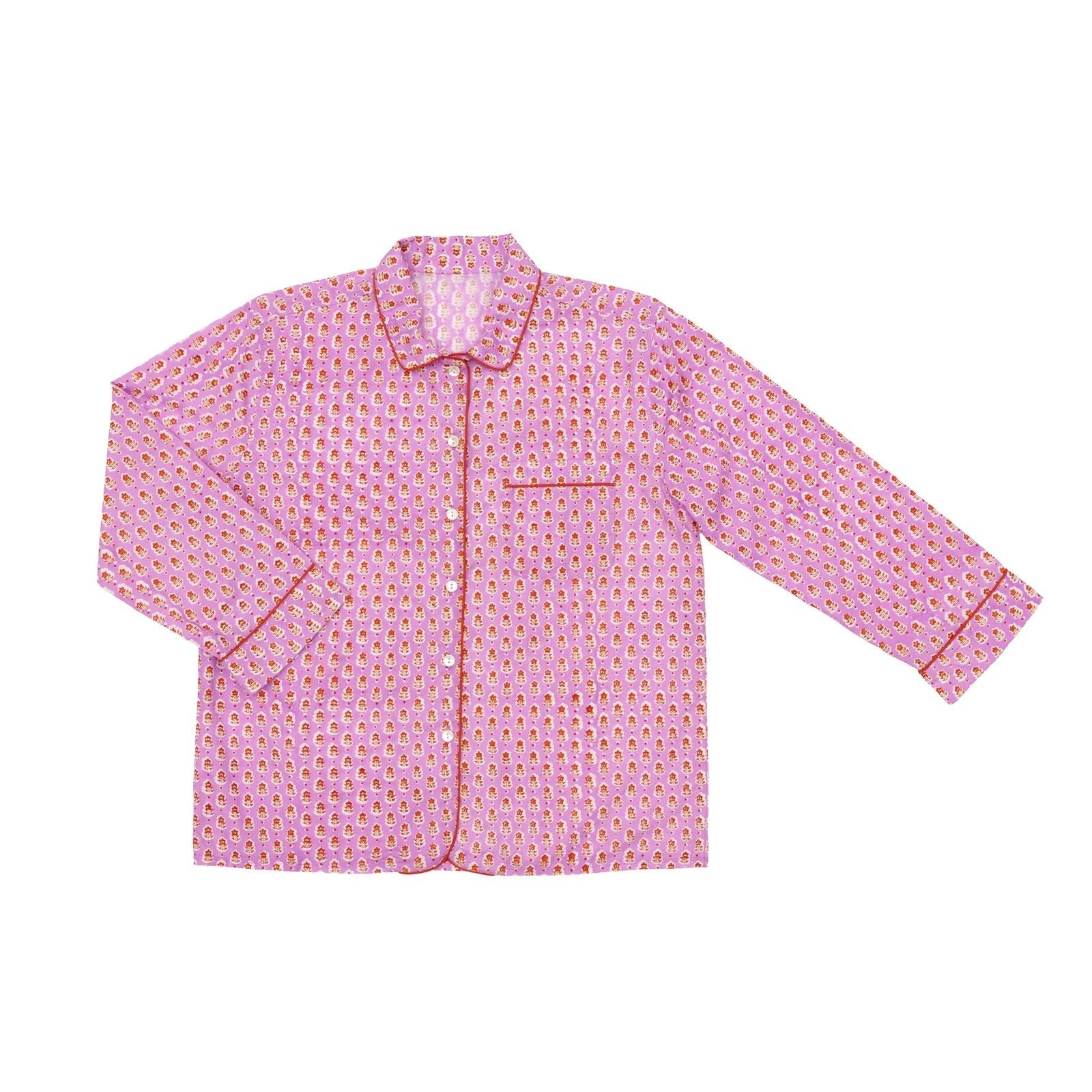 Block Shop · Hand Block - printed Pajama Set in Phlox | socius design in Rochester, MN