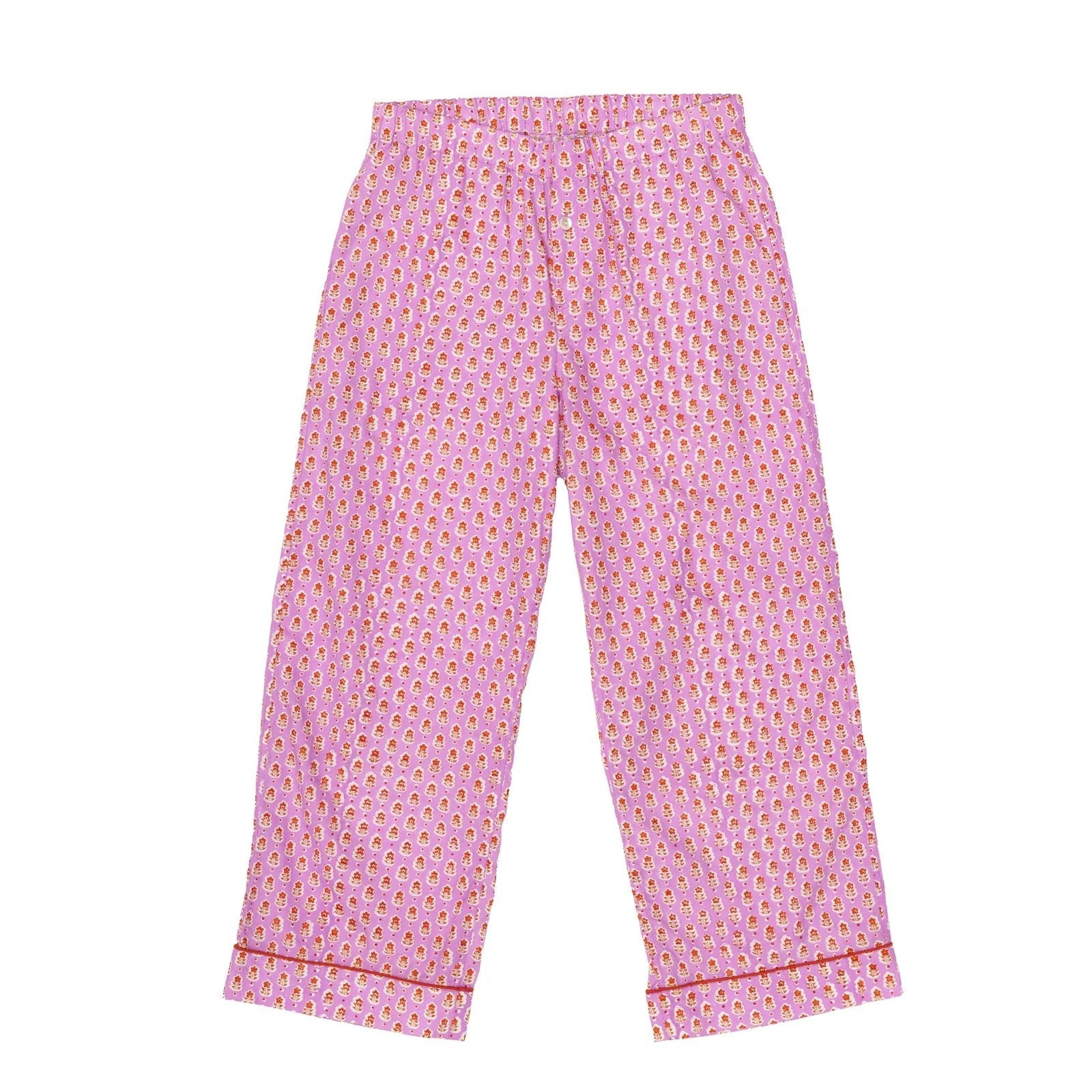 Block Shop · Hand Block - printed Pajama Set in Phlox | socius design in Rochester, MN