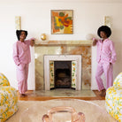 Block Shop · Hand Block - printed Pajama Set in Phlox | socius design in Rochester, MN
