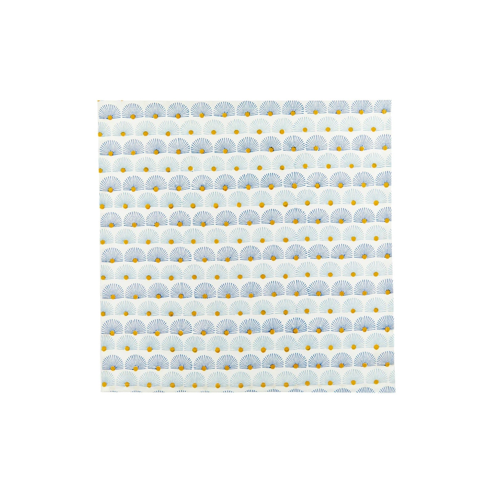 Block Shop · Hand Block - Printed Peacock Napkin Set · Blue | socius design in Rochester, MN