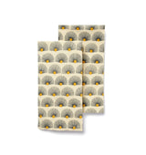 Block Shop · Hand Block - Printed Peacock Napkin Set · Ochre | socius design in Rochester, MN