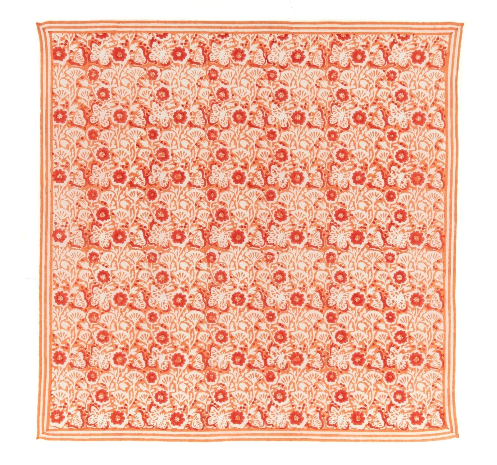 Block Shop · Hand Block - Printed Poppy Bandana · Peach | socius design in Rochester, MN