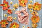 Block Shop · Hand Block - Printed Poppy Bandana · Peach | socius design in Rochester, MN