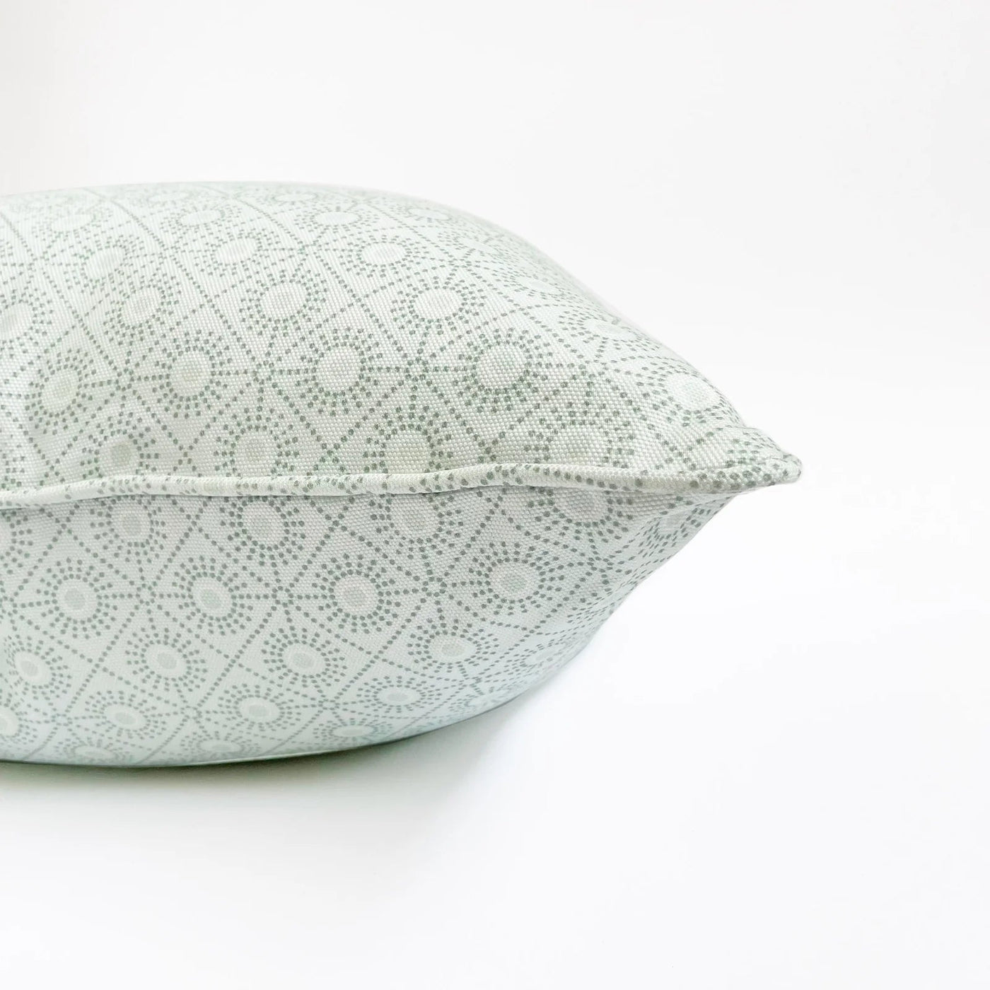 Block Shop · Hand Block - Printed Sunburst 24x24 Pillow · Sea Glass | socius design in Rochester, MN