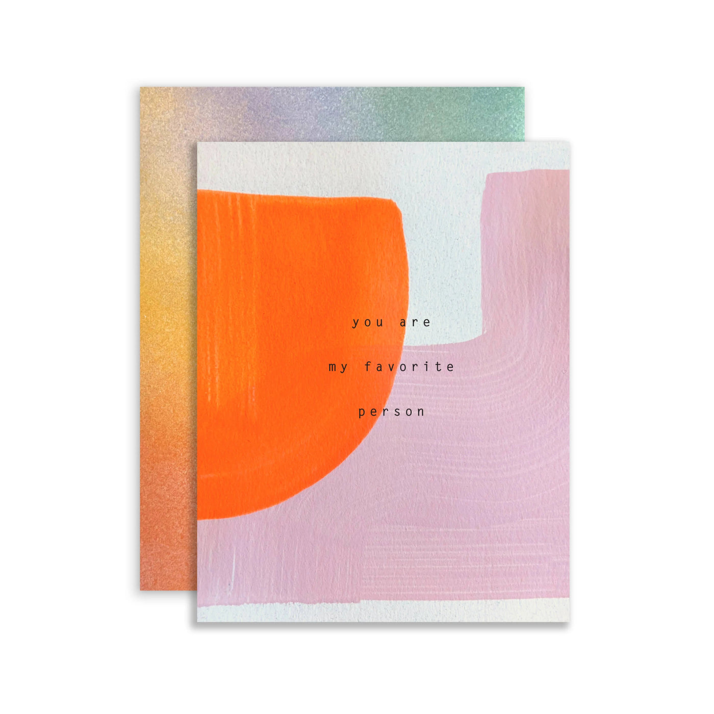 Moglea · Hand - painted Greeting Card · "Favorite Person" | socius design in Rochester, MN
