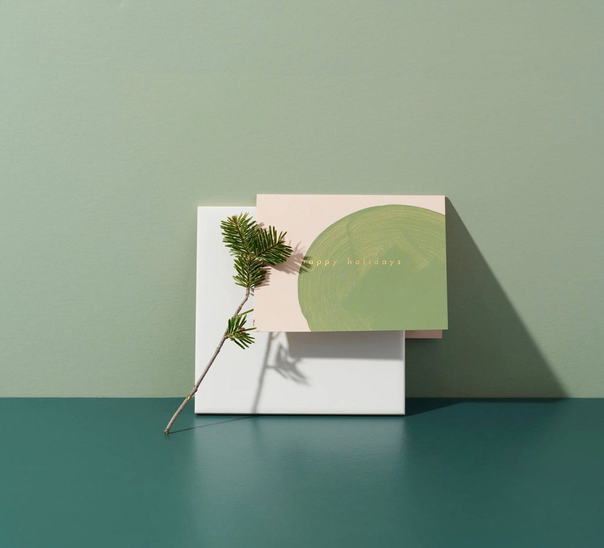 Holiday Shape Hand-Painted Card Set