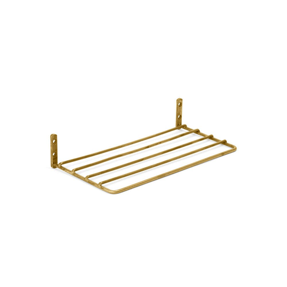Fog Linen Work · Handmade Brass Wire Shelf | socius design in Rochester, MN
