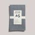 ATELIER SAUCIER · Hickory Stripe Reclaimed Fabric Tea Towel Set | socius design in Rochester, MN