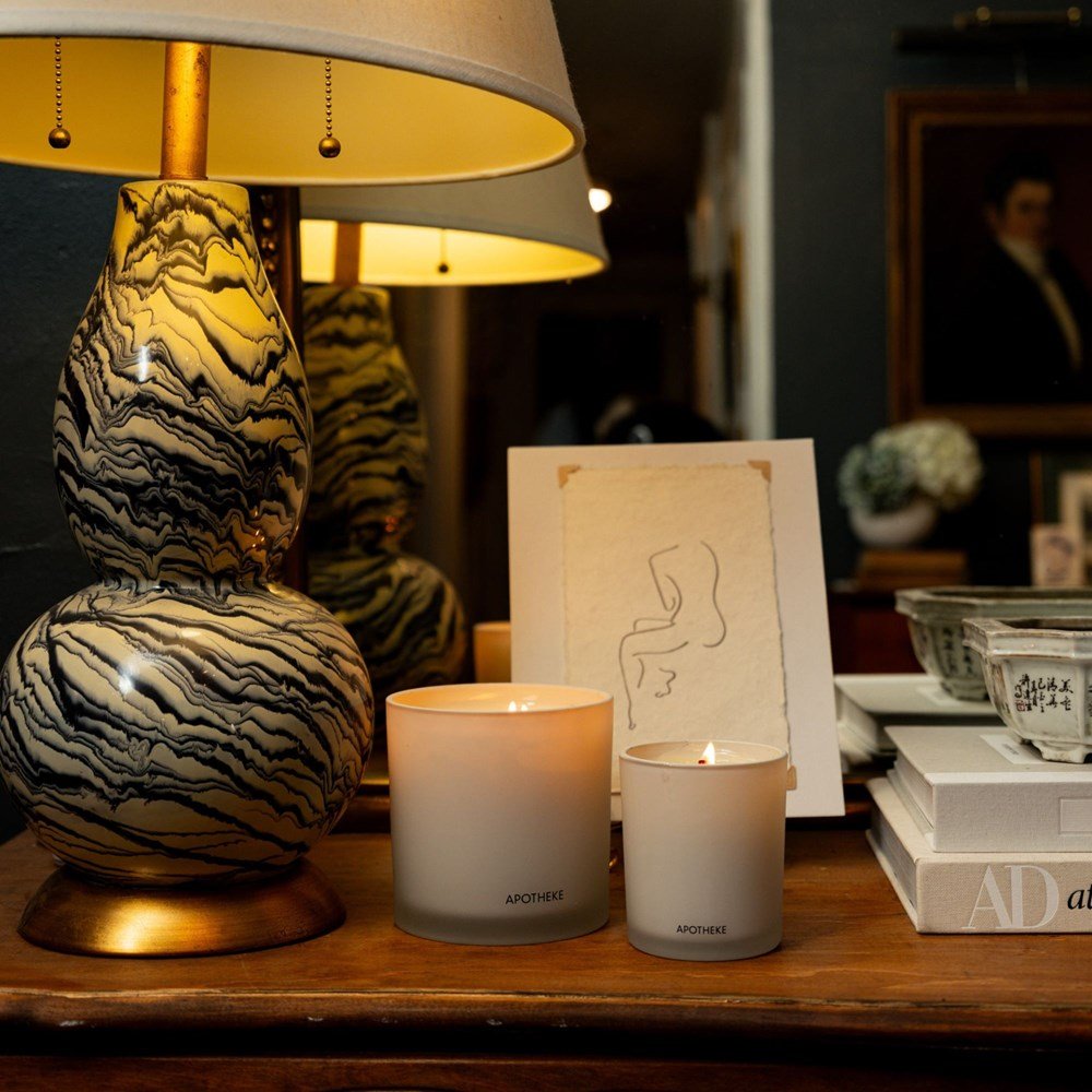 APOTHEKE · Hinoki Lavender 3-Wick Candle | socius design in Rochester, MN