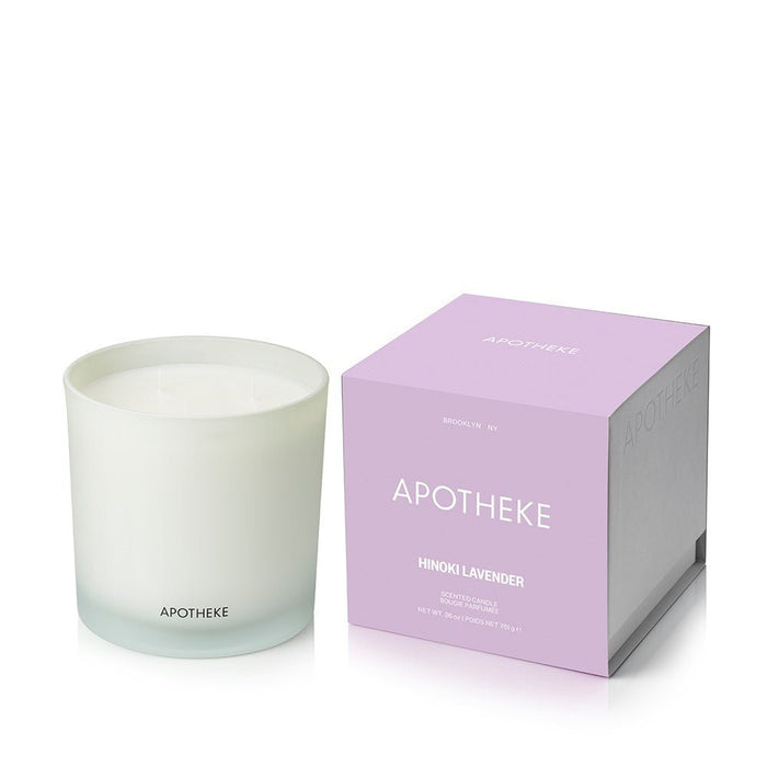 APOTHEKE · Hinoki Lavender 3-Wick Candle | socius design in Rochester, MN